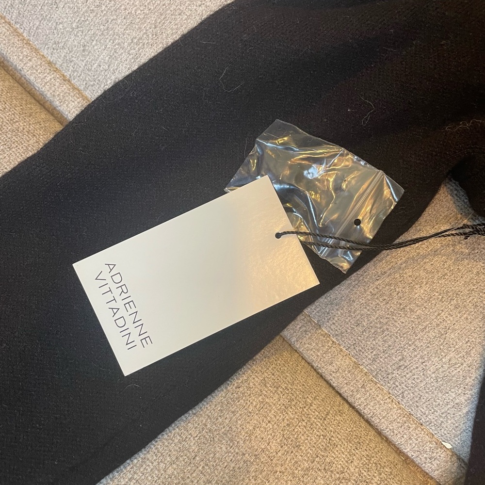 Adrienne Vittadini Black Sweater Blazer